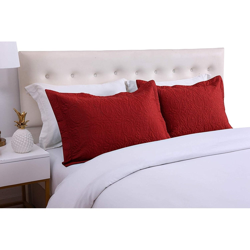 Housse de coussin brodée Porch & Den Manor (lot de 2)