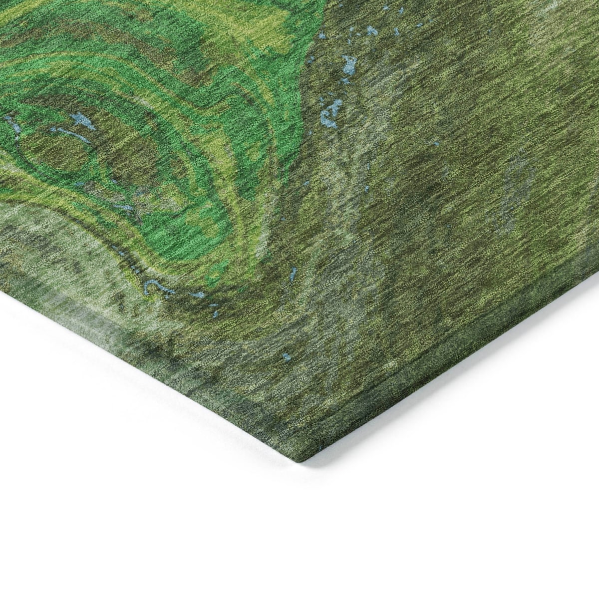Tapis Chantille abstrait à motifs de coups de pinceau, lavable en machine, pour intérieur et extérieur