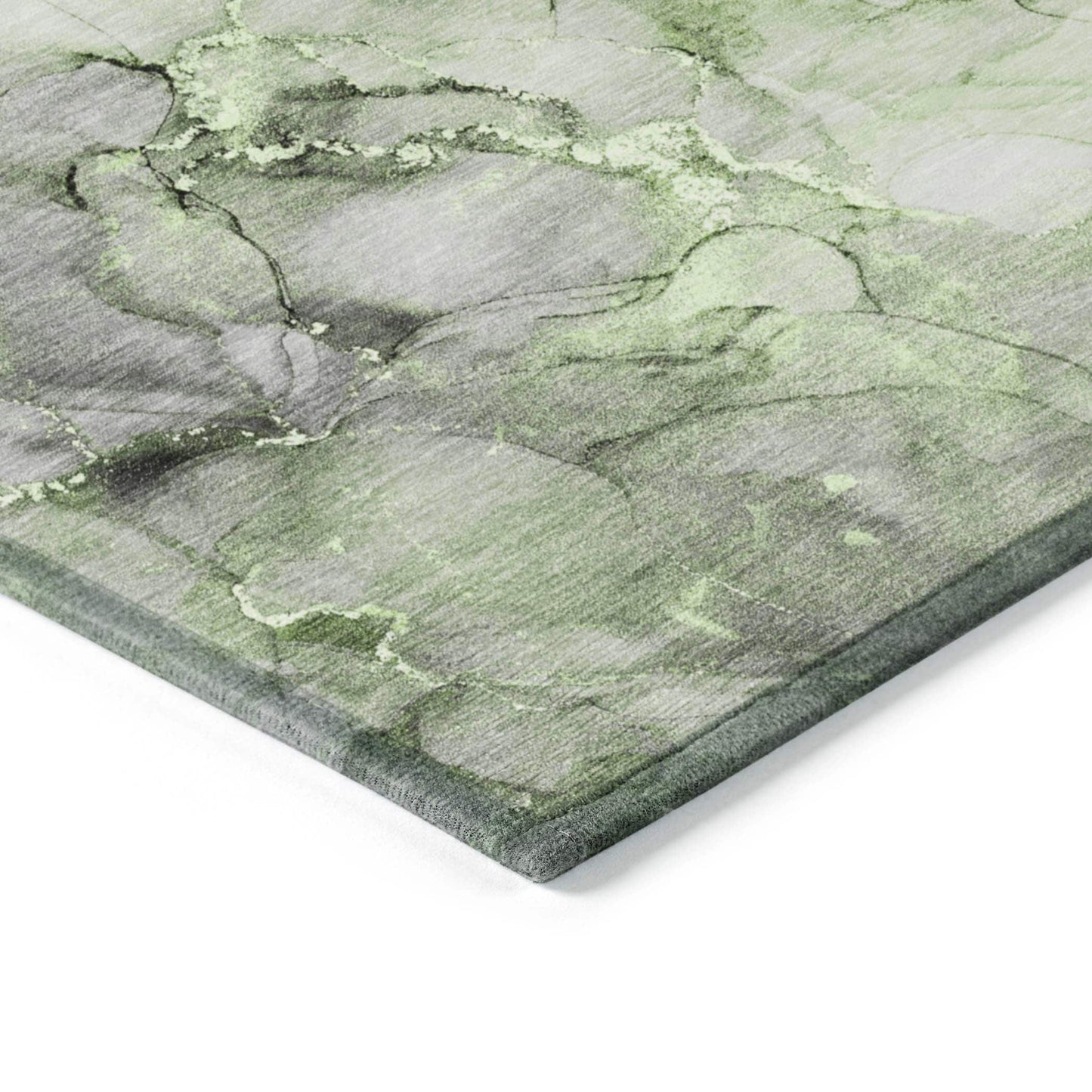 Tapis Chantille abstrait lavable en machine pour intérieur/extérieur