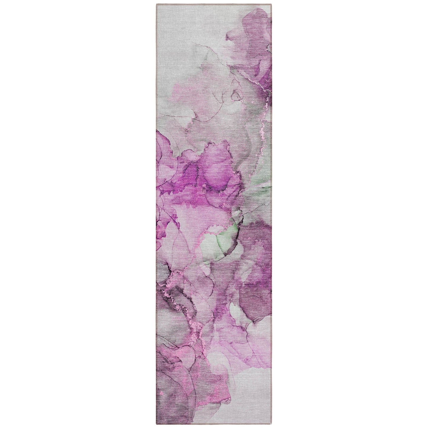 Tapis Chantille abstrait lavable en machine pour intérieur/extérieur