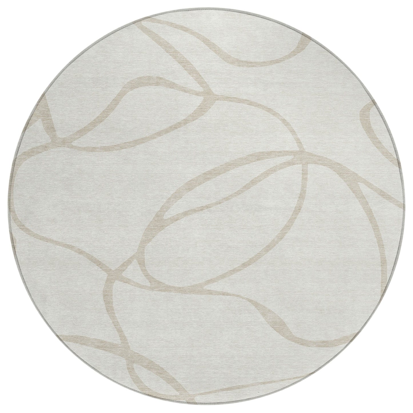 Tapis Chantille moderne abstrait lavable en machine pour intérieur/extérieur
