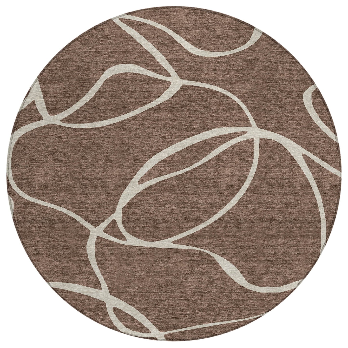 Tapis Chantille moderne abstrait lavable en machine pour intérieur/extérieur