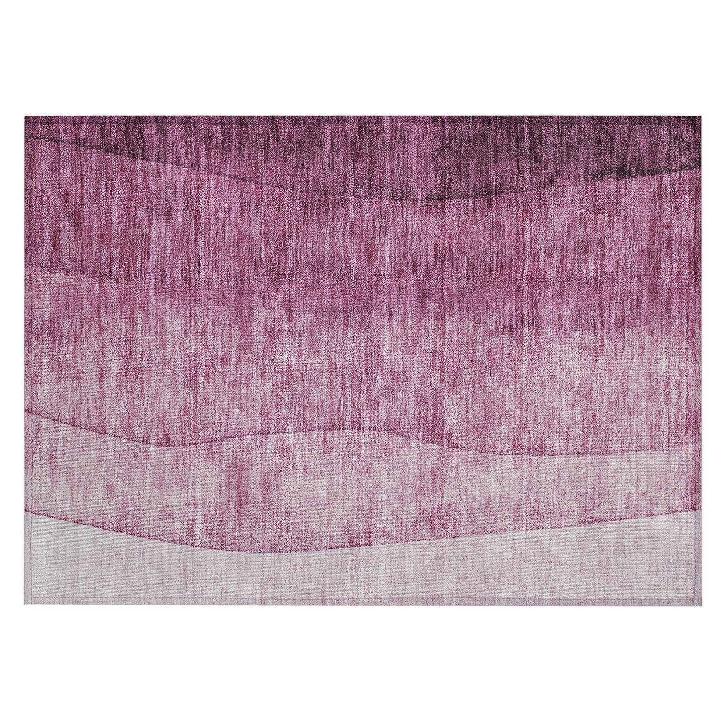 Tapis Chantille contemporain ombré lavable en machine pour intérieur/extérieur