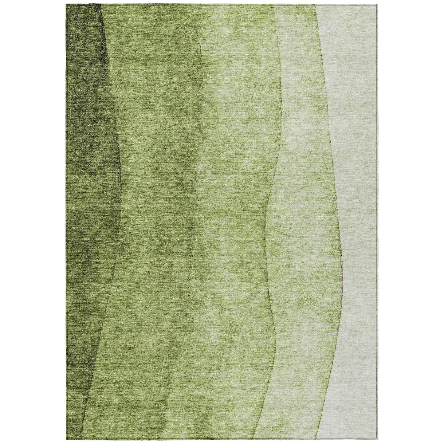 Tapis Chantille contemporain ombré lavable en machine pour intérieur/extérieur