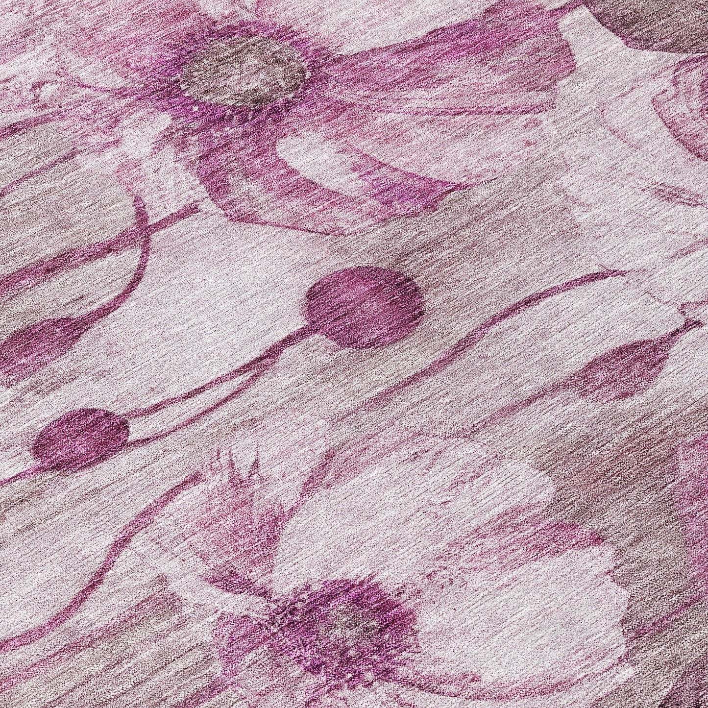 Tapis floral moderne Chantille lavable en machine pour intérieur/extérieur