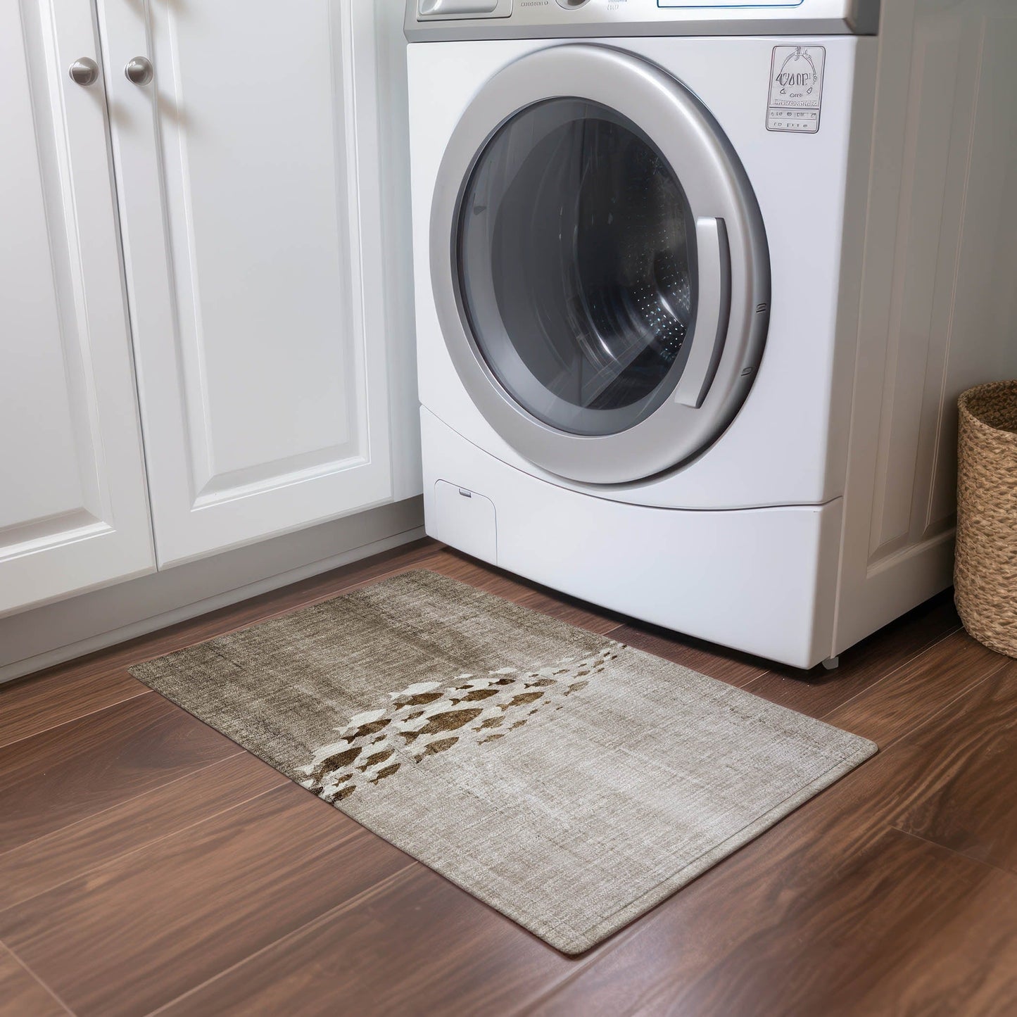Tapis Chantille moderne Sea Life lavable en machine pour intérieur/extérieur