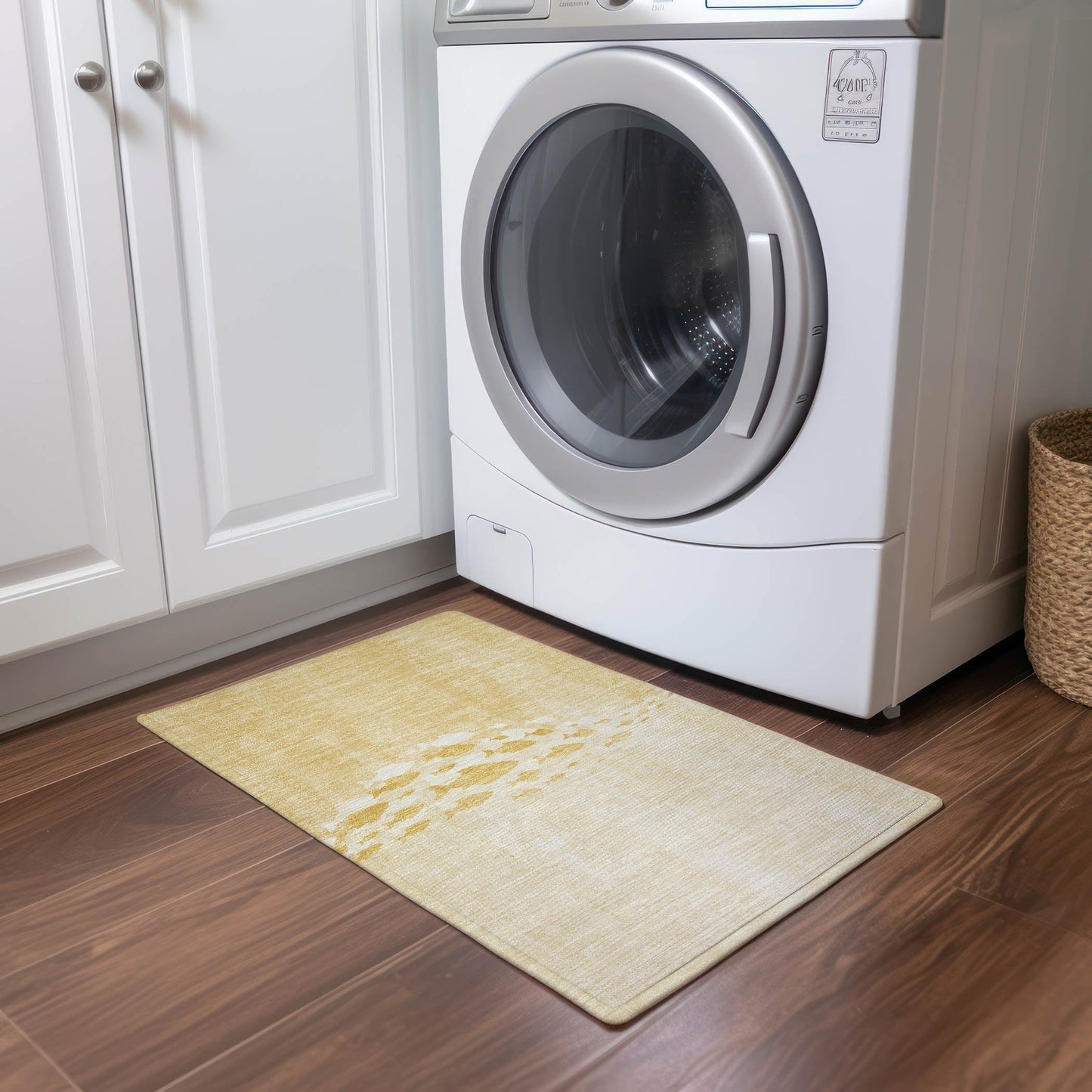 Tapis Chantille moderne Sea Life lavable en machine pour intérieur/extérieur