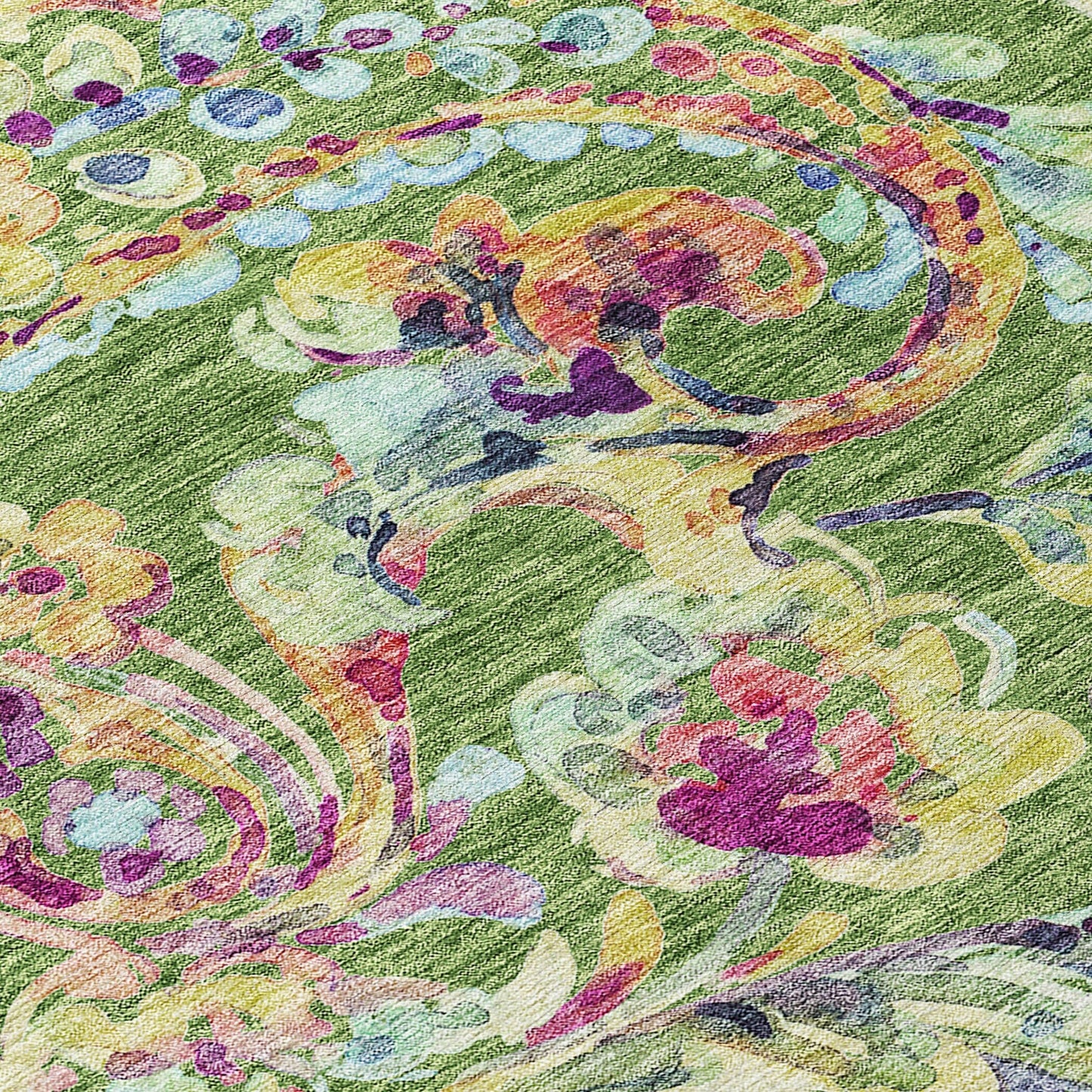 Tapis traditionnel Chantille lavable en machine pour intérieur/extérieur