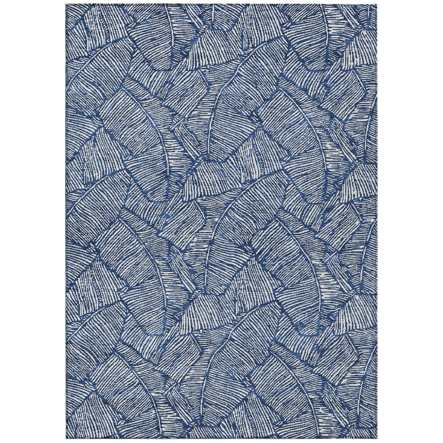 Tapis Chantille Tropical Palm lavable en machine pour intérieur/extérieur