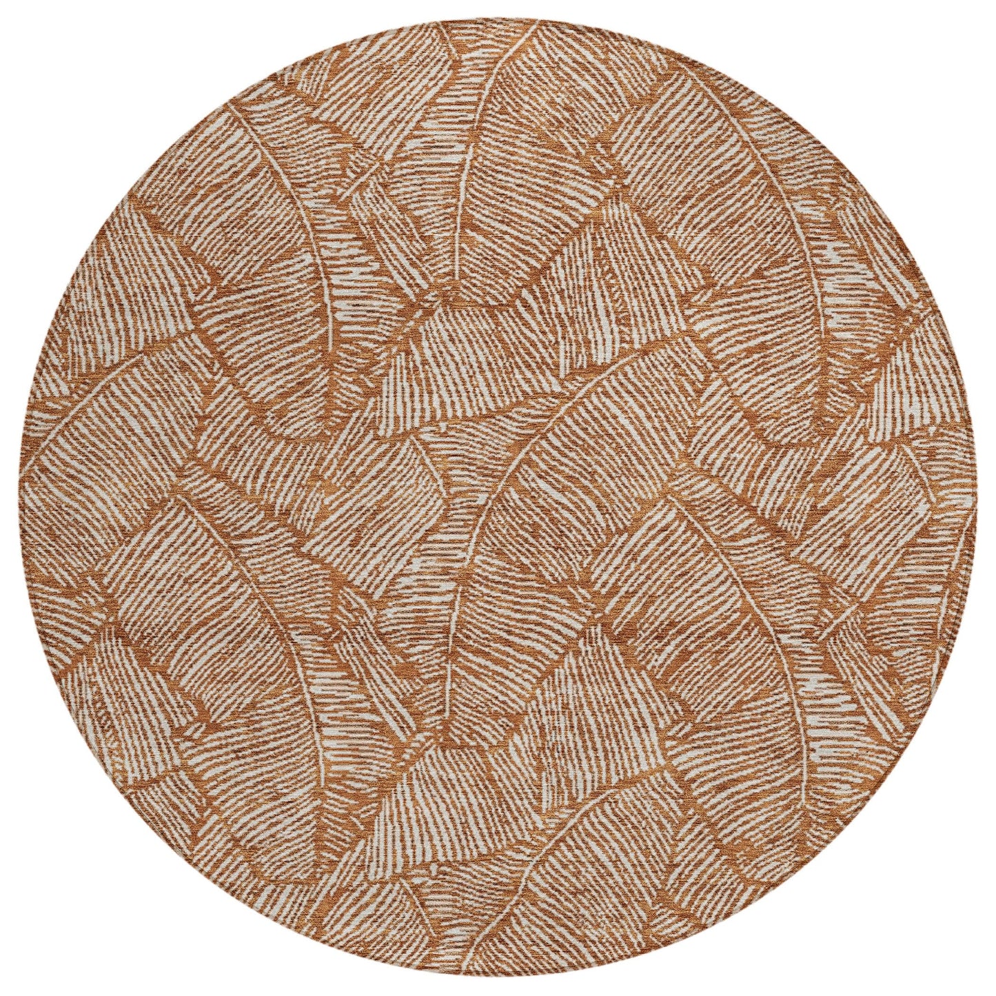Tapis Chantille Tropical Palm lavable en machine pour intérieur/extérieur