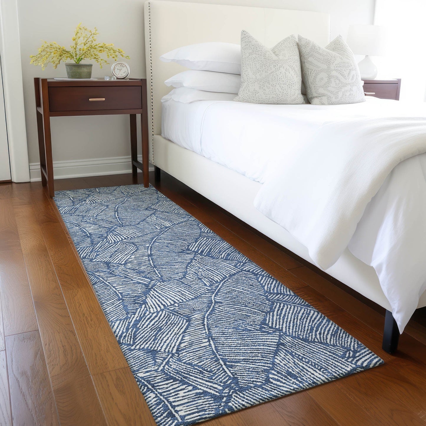 Tapis Chantille Tropical Palm lavable en machine pour intérieur/extérieur