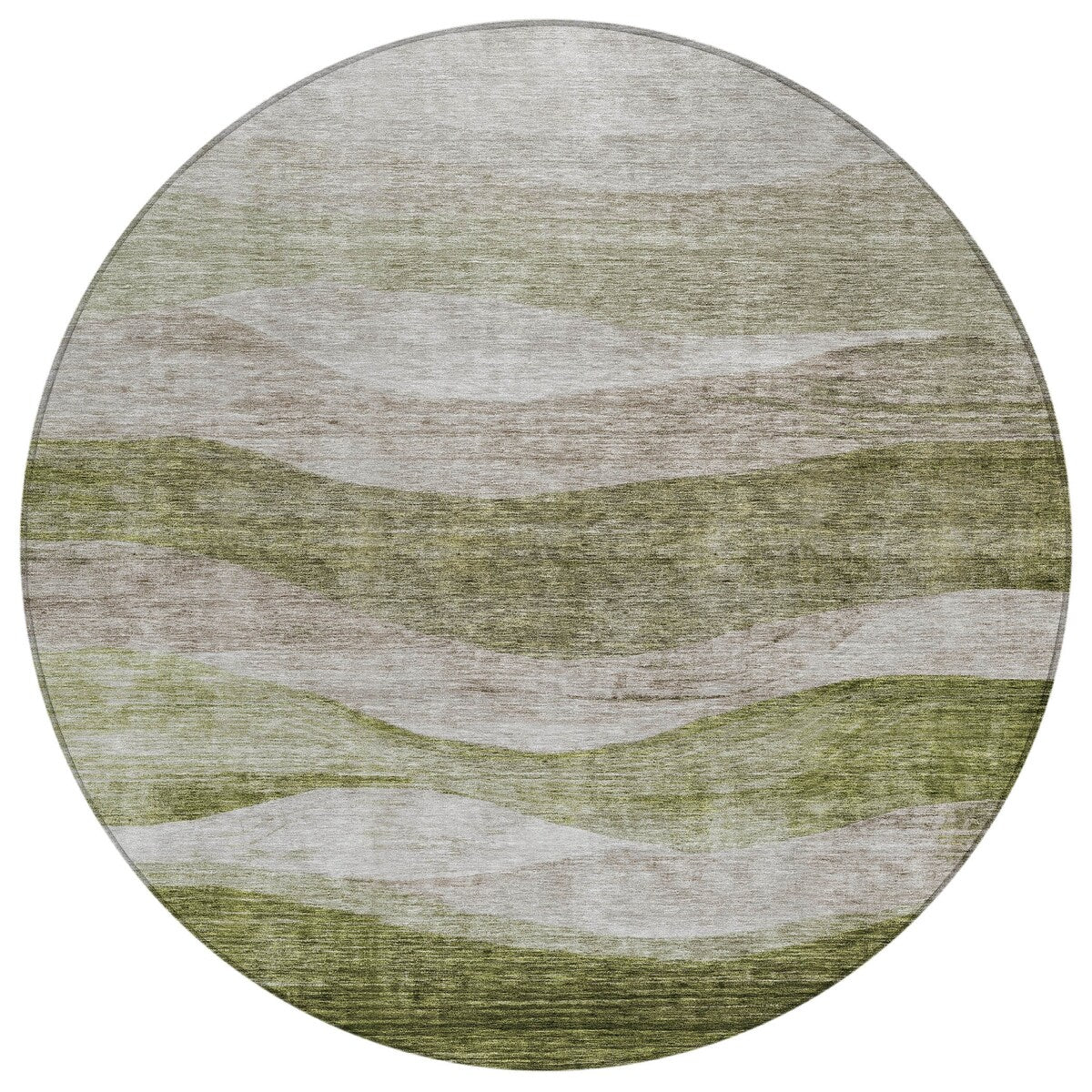 Tapis Chantille contemporain à vagues lavable en machine pour intérieur/extérieur