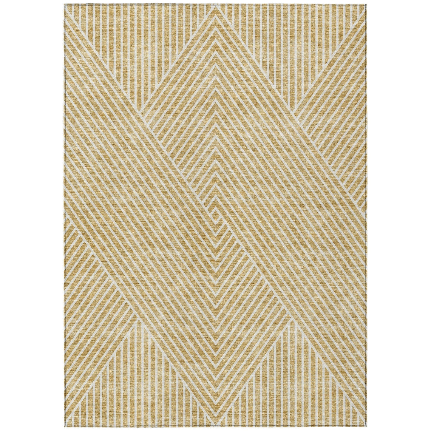 Tapis moderne Geo Chantille lavable en machine pour intérieur/extérieur