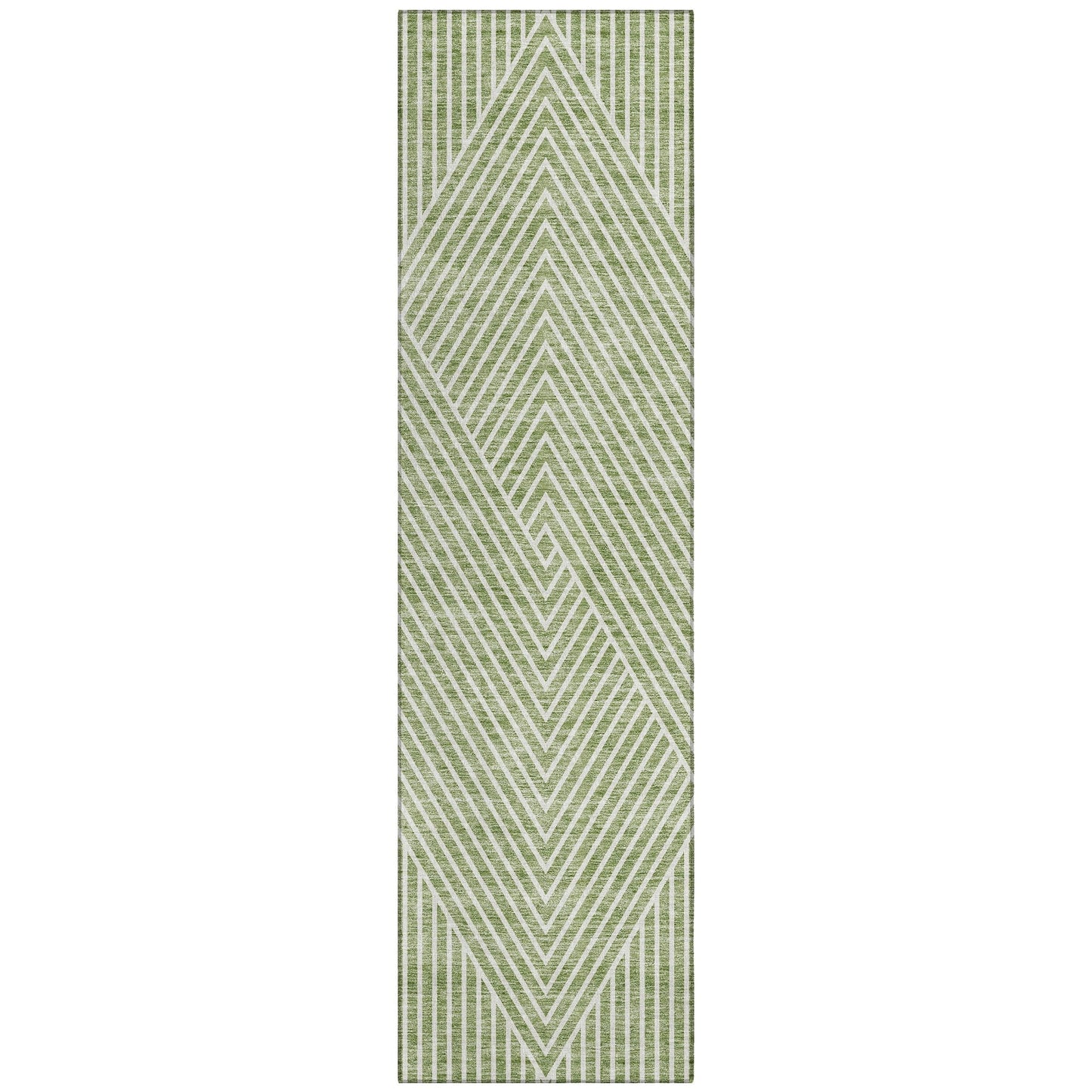 Tapis moderne Geo Chantille lavable en machine pour intérieur/extérieur