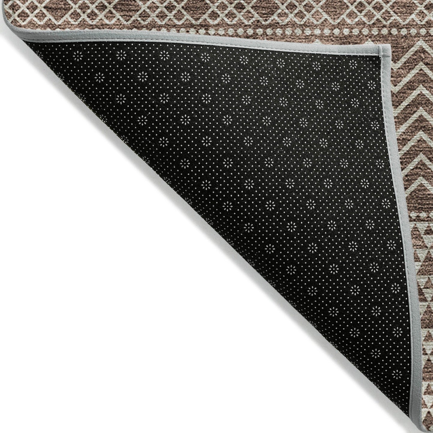 Tapis Chantille moderne à rayures lavable en machine pour intérieur/extérieur
