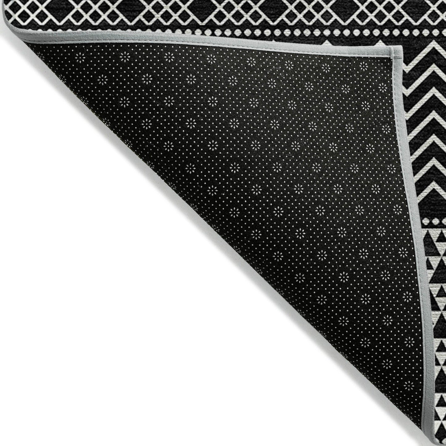 Tapis Chantille moderne à rayures lavable en machine pour intérieur/extérieur