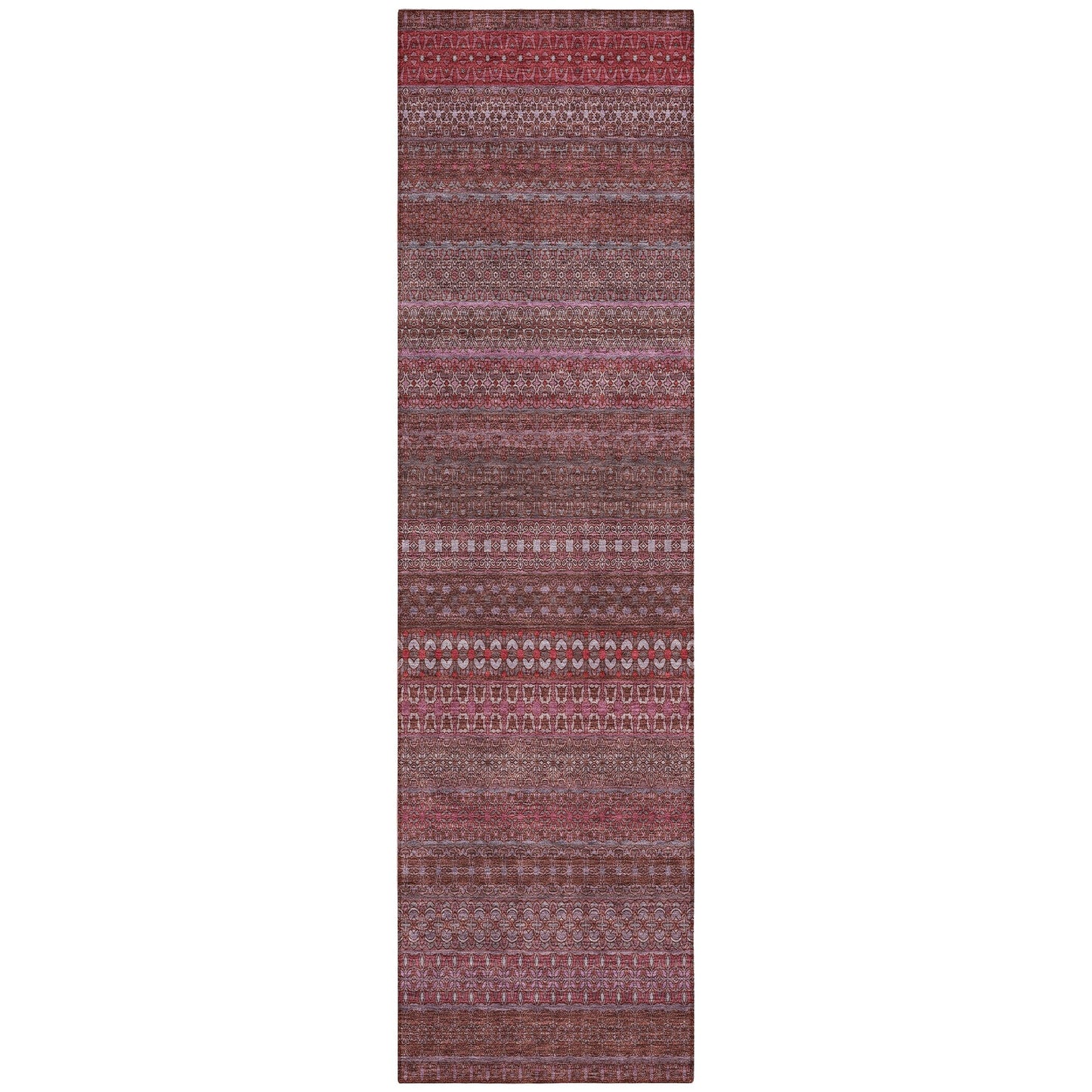 Tapis Chantille à rayures marocaines lavable en machine pour intérieur/extérieur