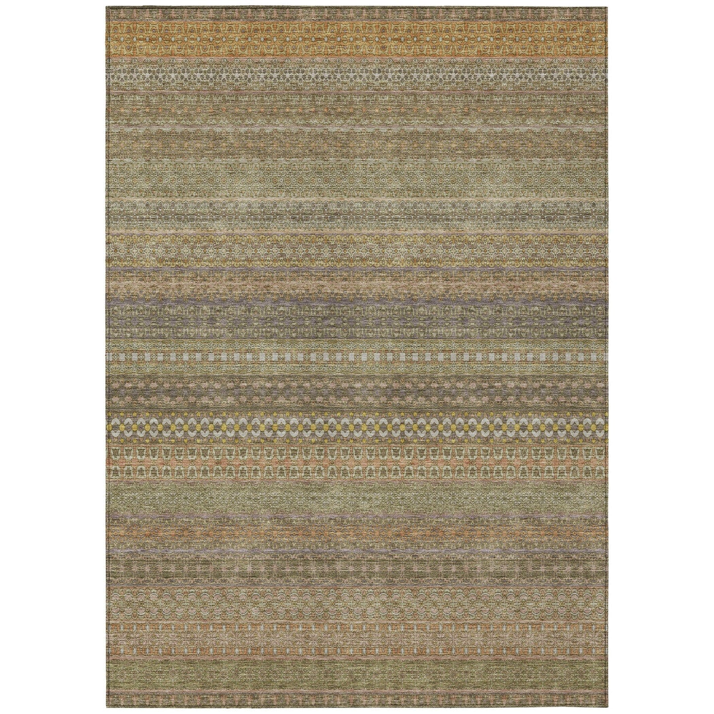 Tapis Chantille à rayures marocaines lavable en machine pour intérieur/extérieur