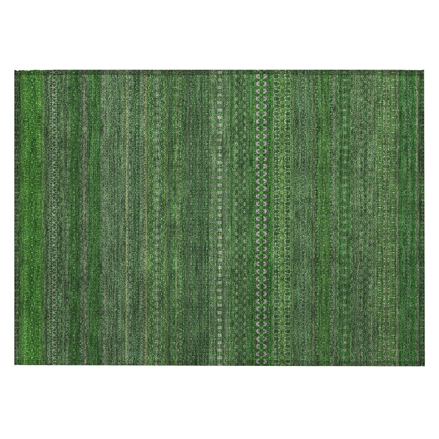 Tapis Chantille à rayures marocaines lavable en machine pour intérieur/extérieur