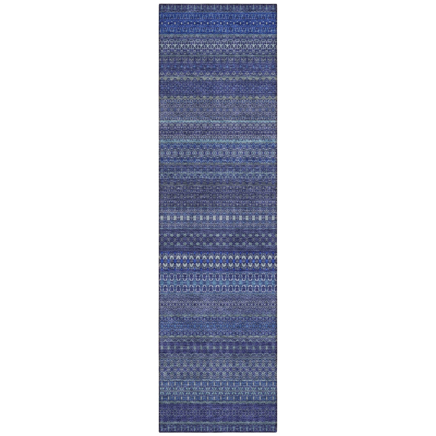 Tapis Chantille à rayures marocaines lavable en machine pour intérieur/extérieur