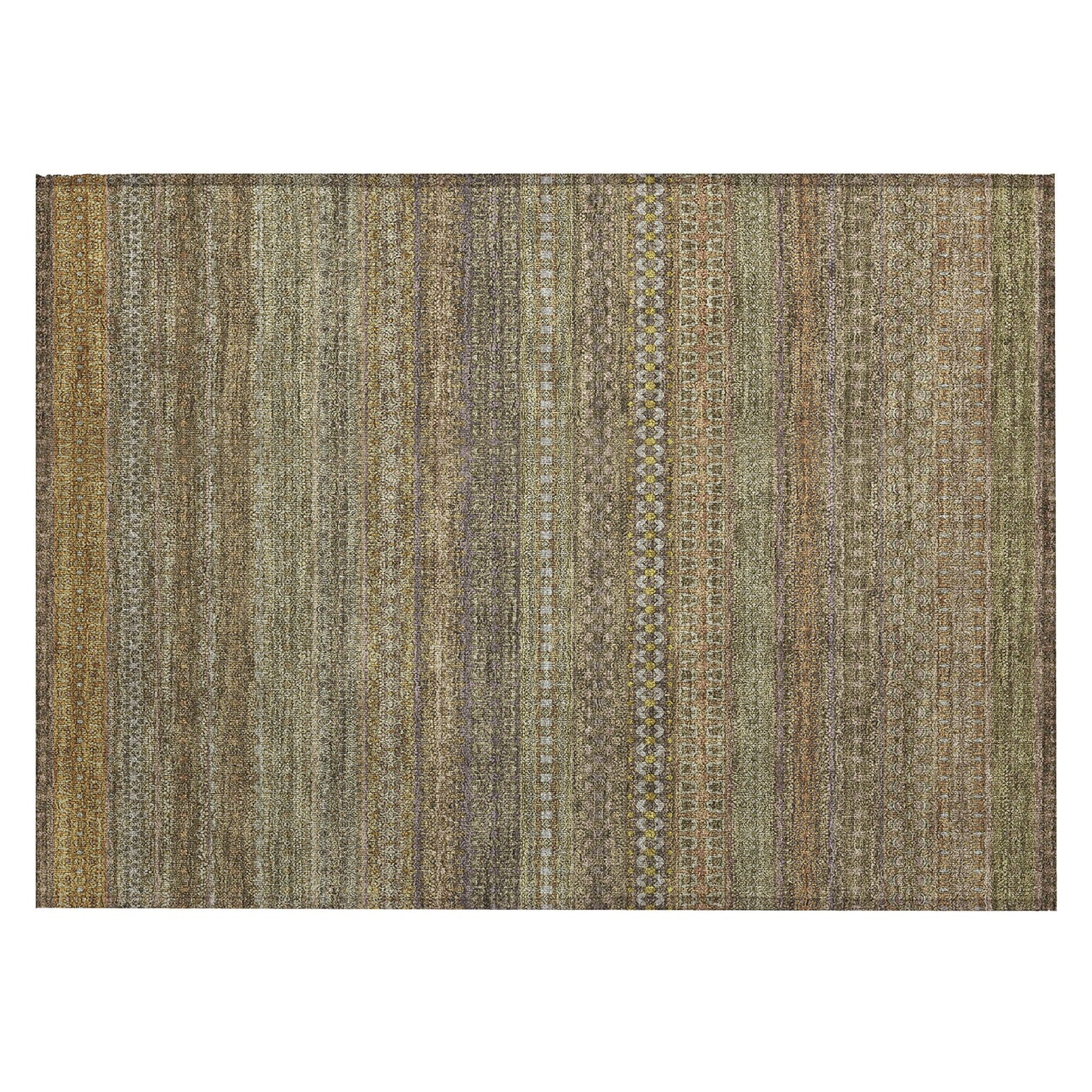 Tapis Chantille à rayures marocaines lavable en machine pour intérieur/extérieur