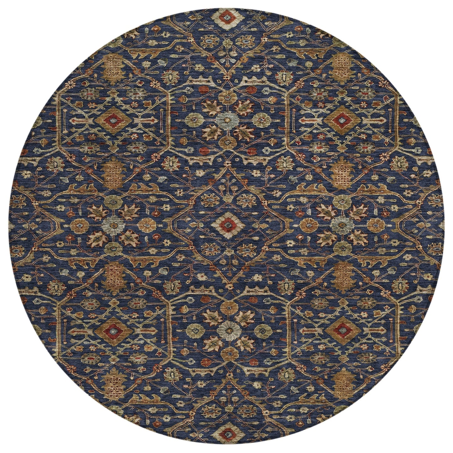 Tapis persan traditionnel Chantille lavable en machine pour intérieur/extérieur