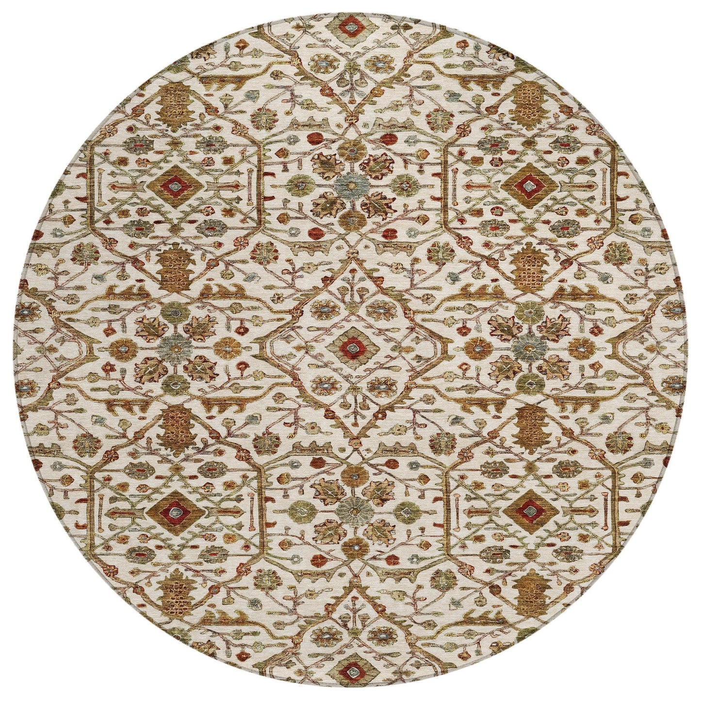 Tapis persan traditionnel Chantille lavable en machine pour intérieur/extérieur
