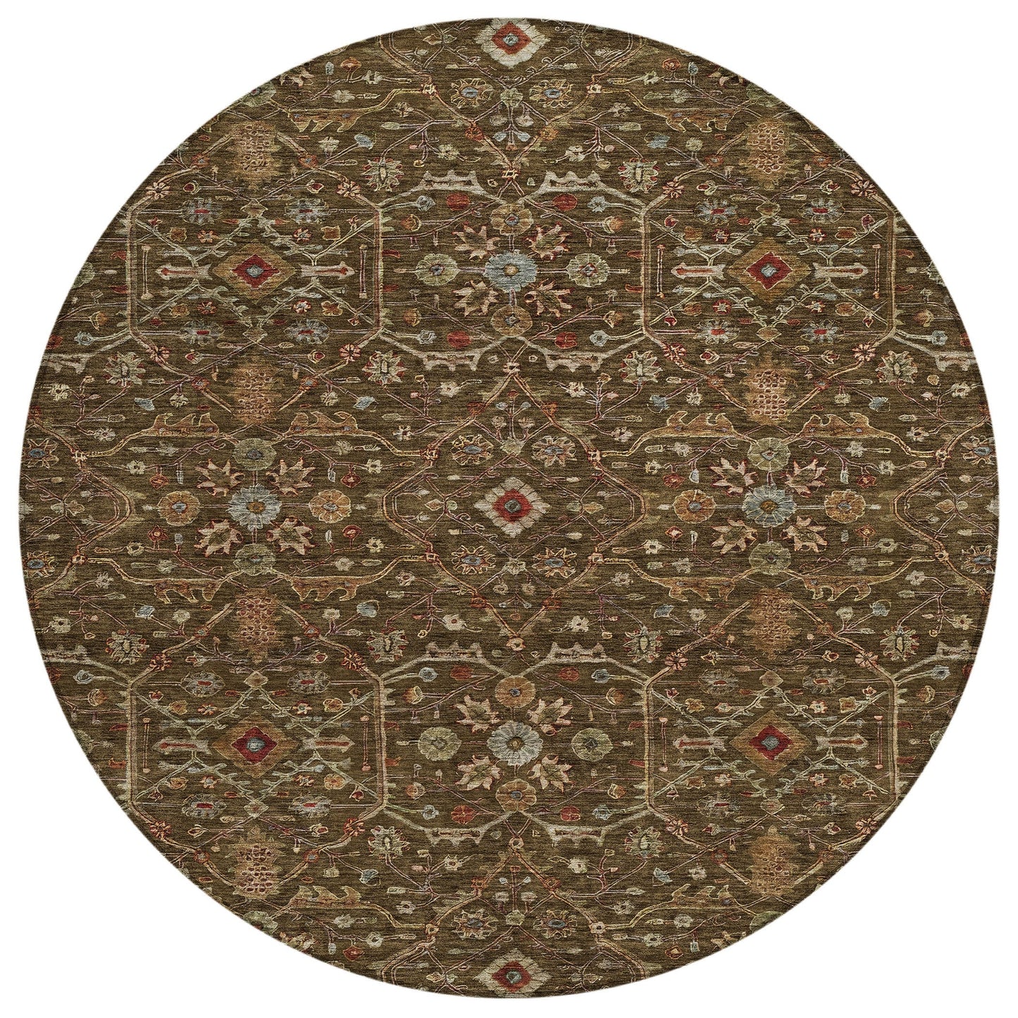 Tapis persan traditionnel Chantille lavable en machine pour intérieur/extérieur