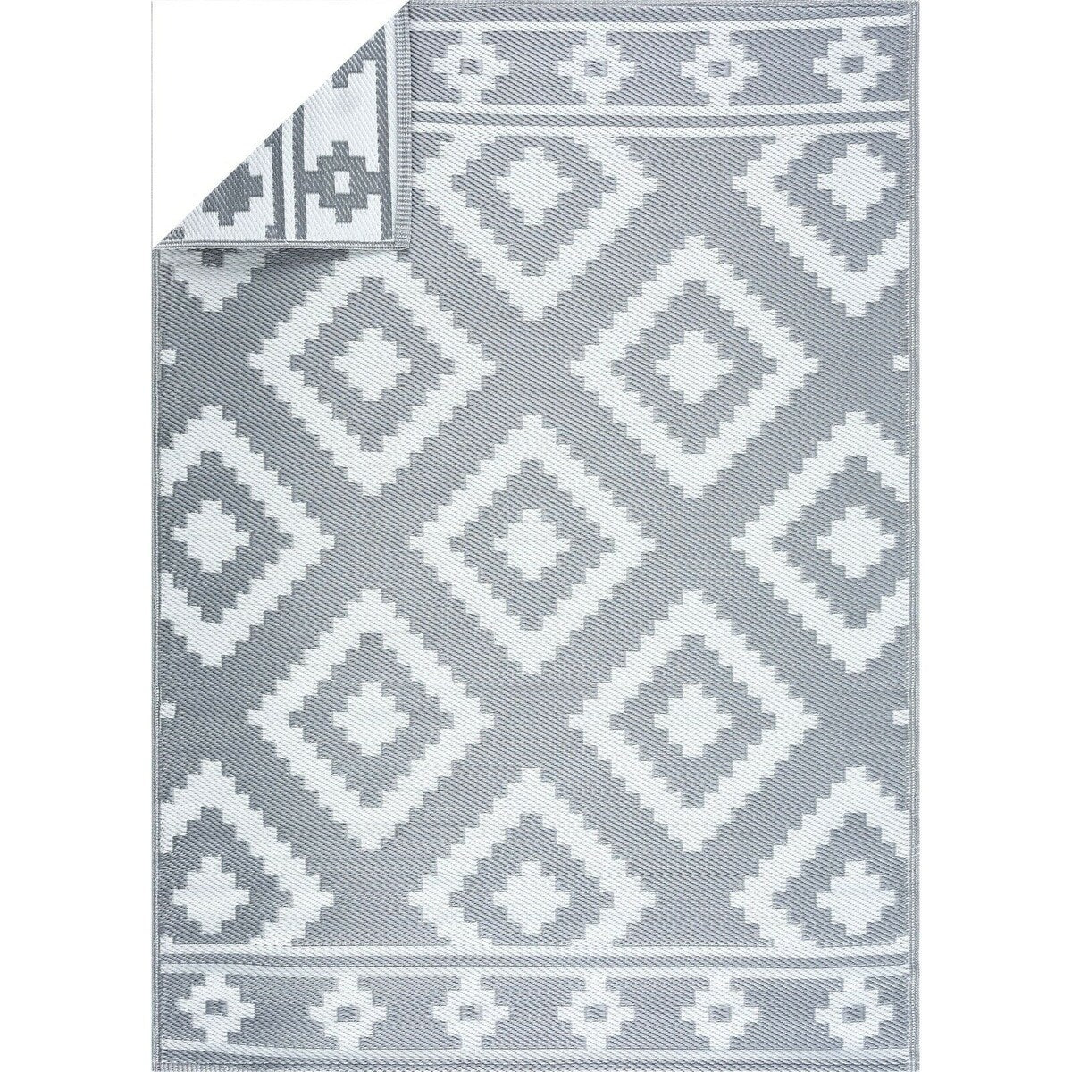 Tapis d'extérieur léger en plastique 100 % écologique Milan Design