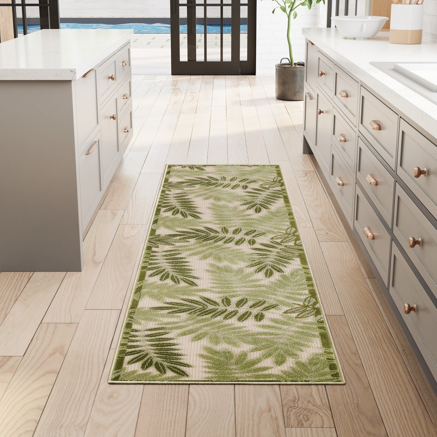 Tapis floral d'intérieur/extérieur Nourison Alice