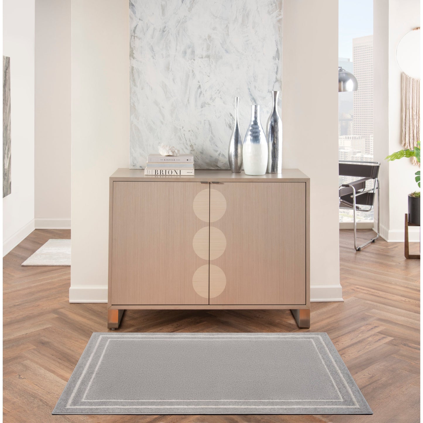 Tapis uni d'intérieur/extérieur Nourison Essentials