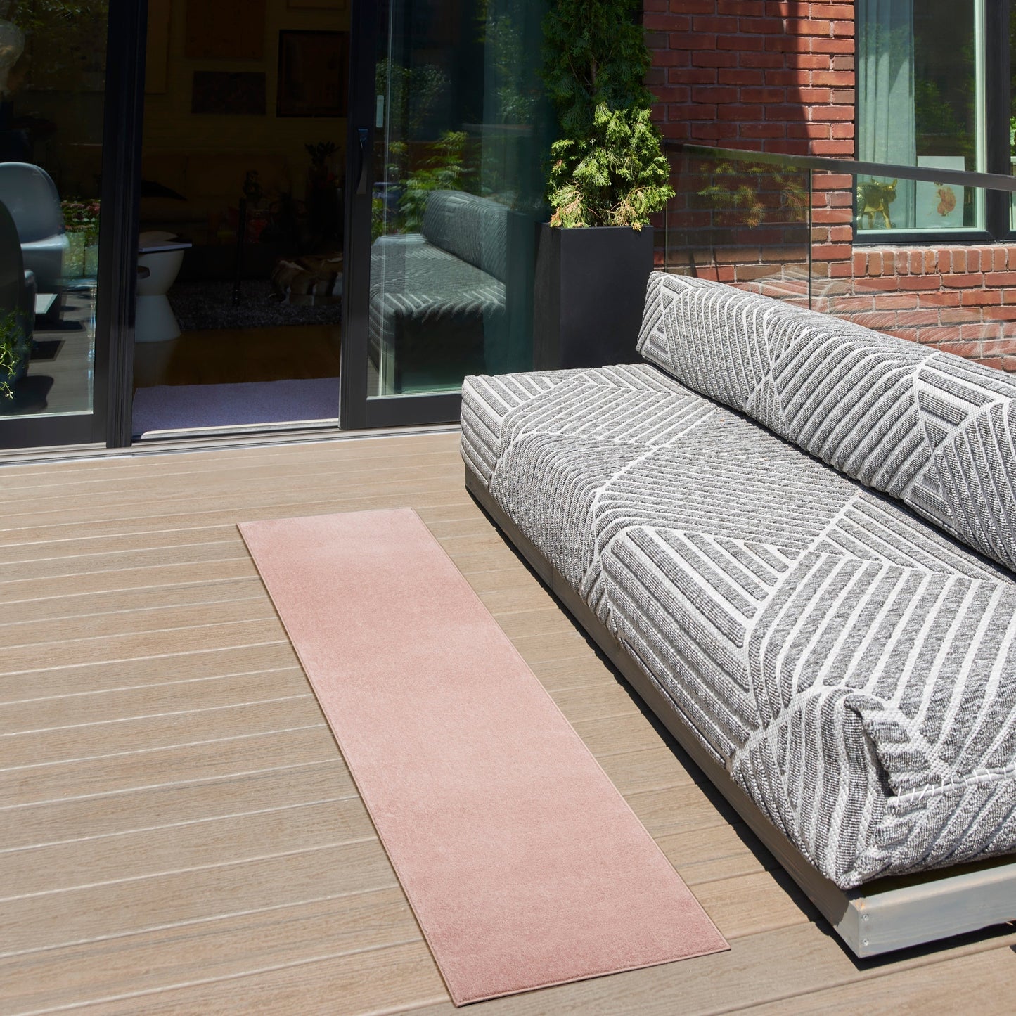Tapis contemporain d'intérieur/extérieur Nourison Essentials