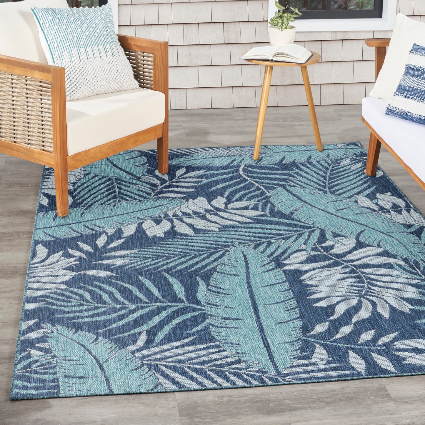 Tapis d'intérieur/extérieur nature Nourison Garden Oasis