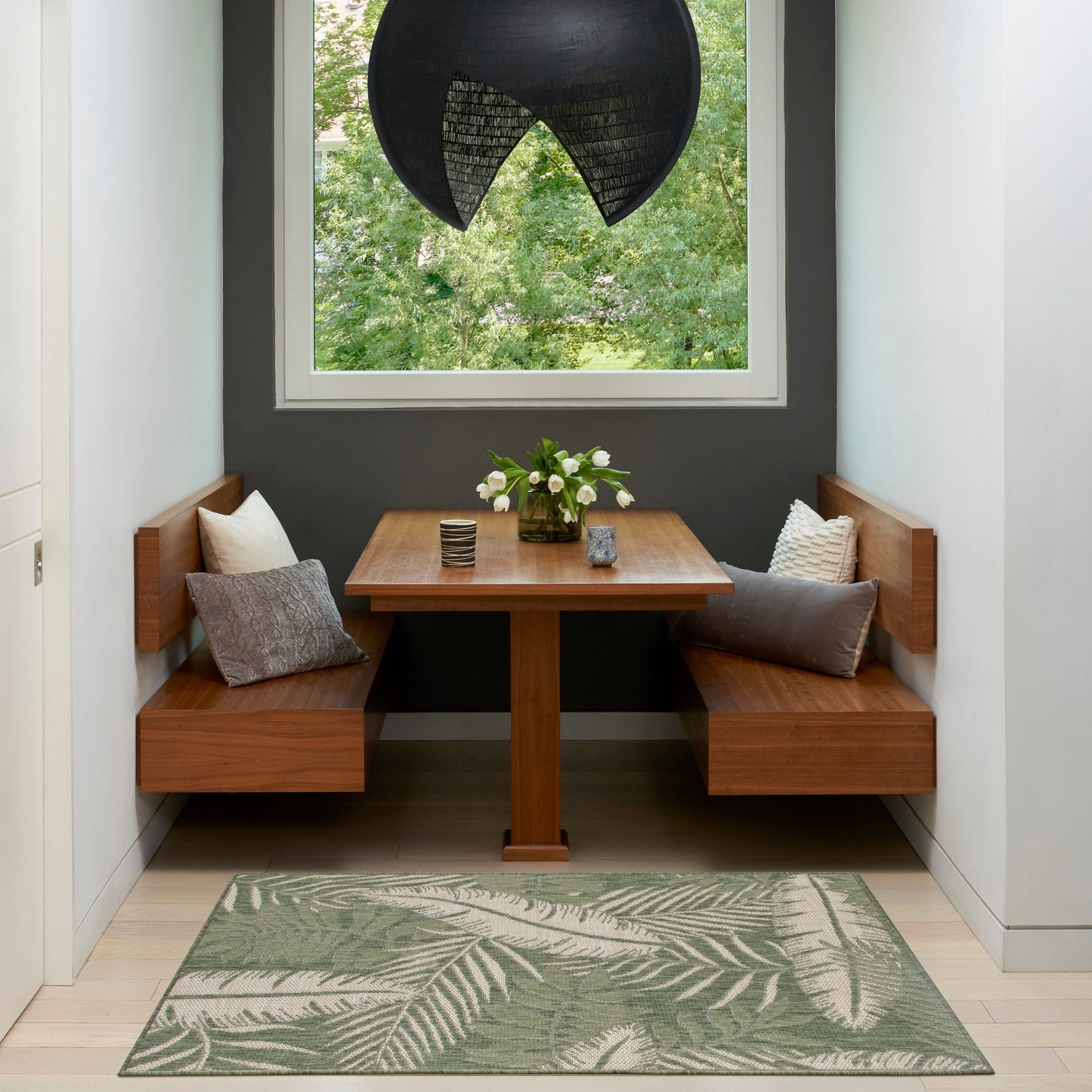 Tapis d'intérieur/extérieur nature Nourison Garden Oasis