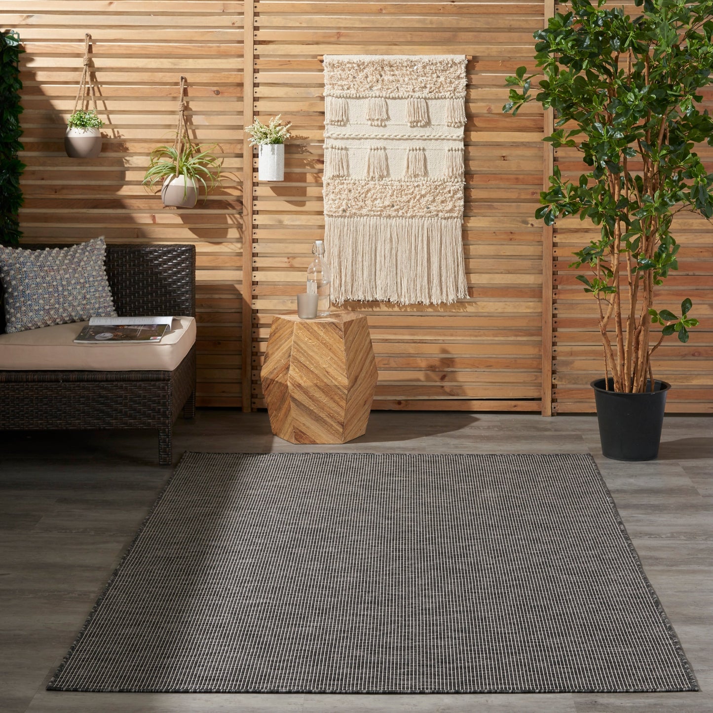 Tapis d'intérieur/extérieur moderne et décontracté Nourison Positano