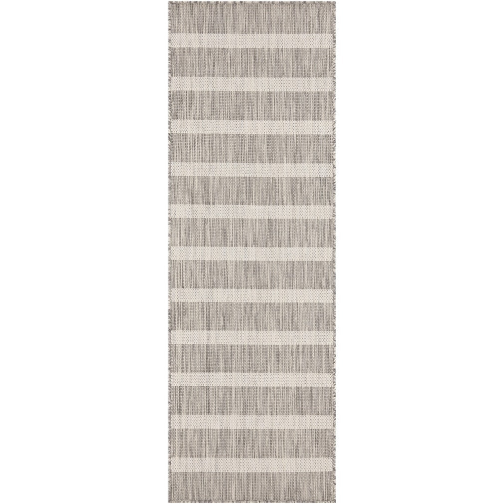 Tapis rayé intérieur/extérieur Nourison Selerno.