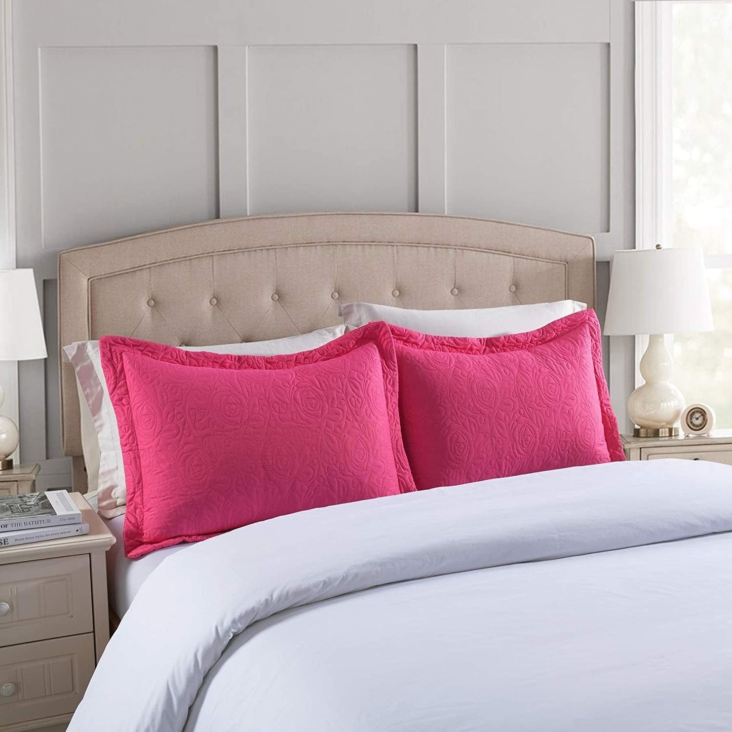 Housse de coussin brodée Porch & Den Manor (lot de 2)