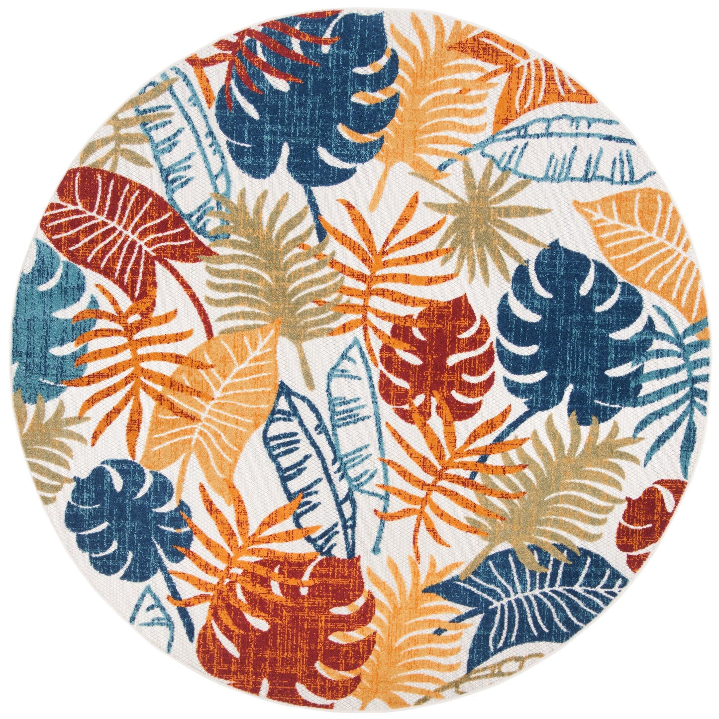 Tapis de patio imperméable à motif floral pour intérieur/extérieur SAFAVIEH Cabana Arik