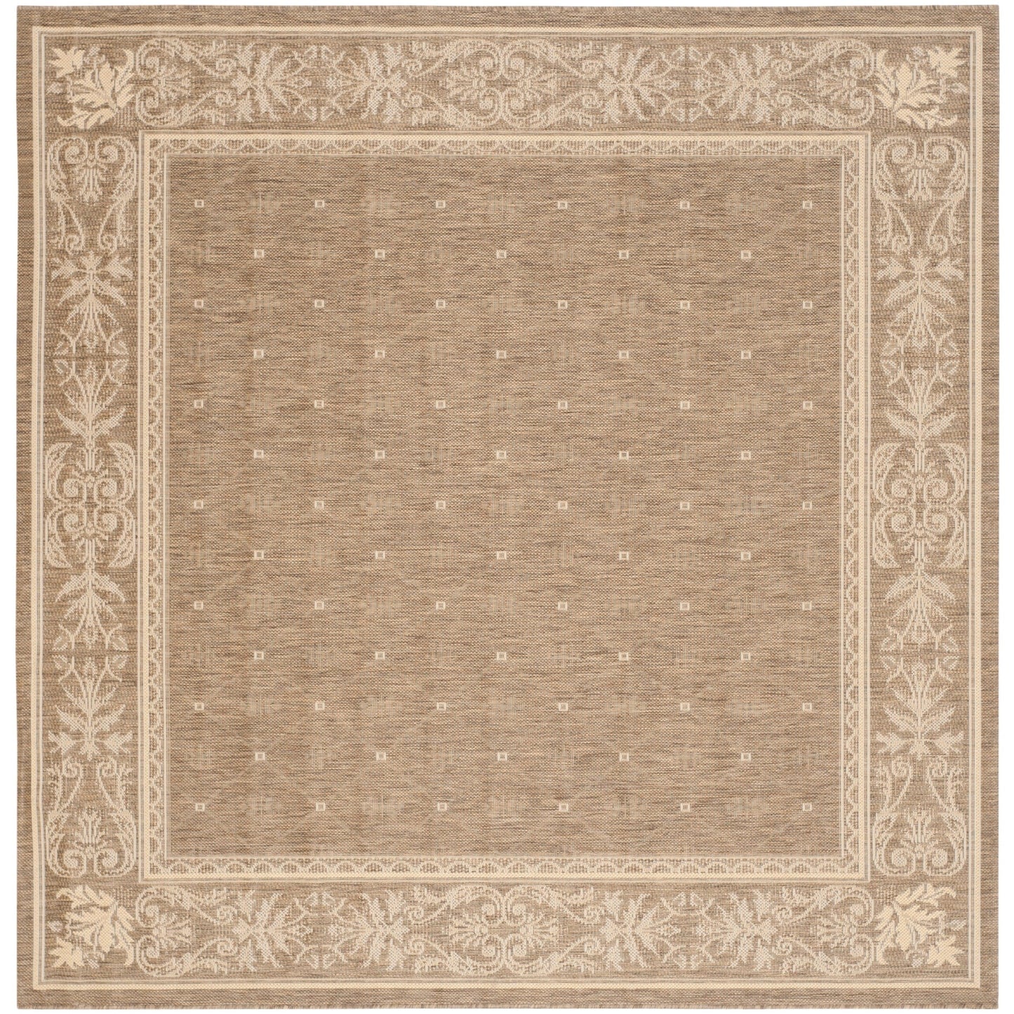 Tapis de jardin imperméable pour intérieur/extérieur SAFAVIEH Courtyard Hendrina