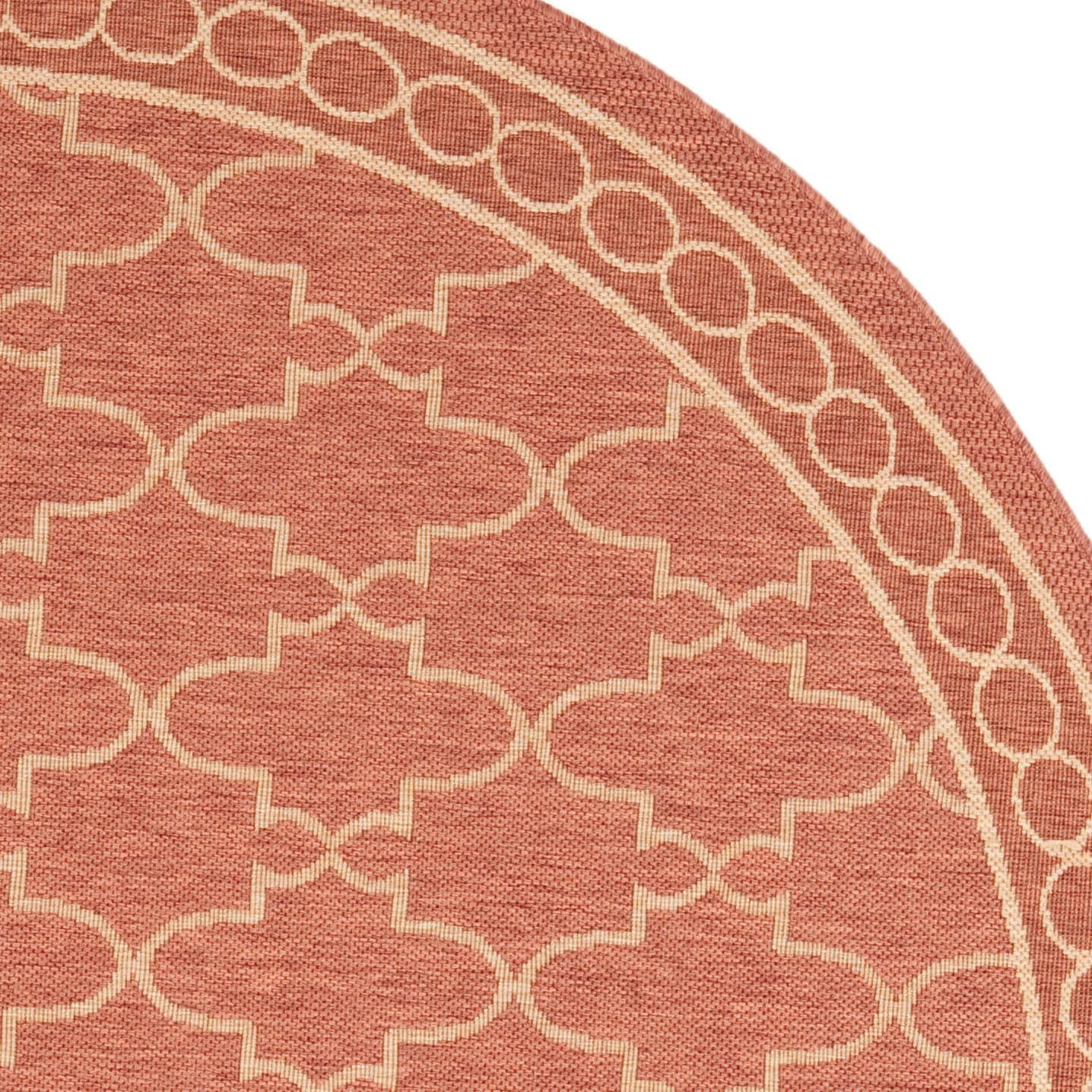 Tapis de jardin imperméable pour intérieur/extérieur SAFAVIEH Courtyard Janell Treillis