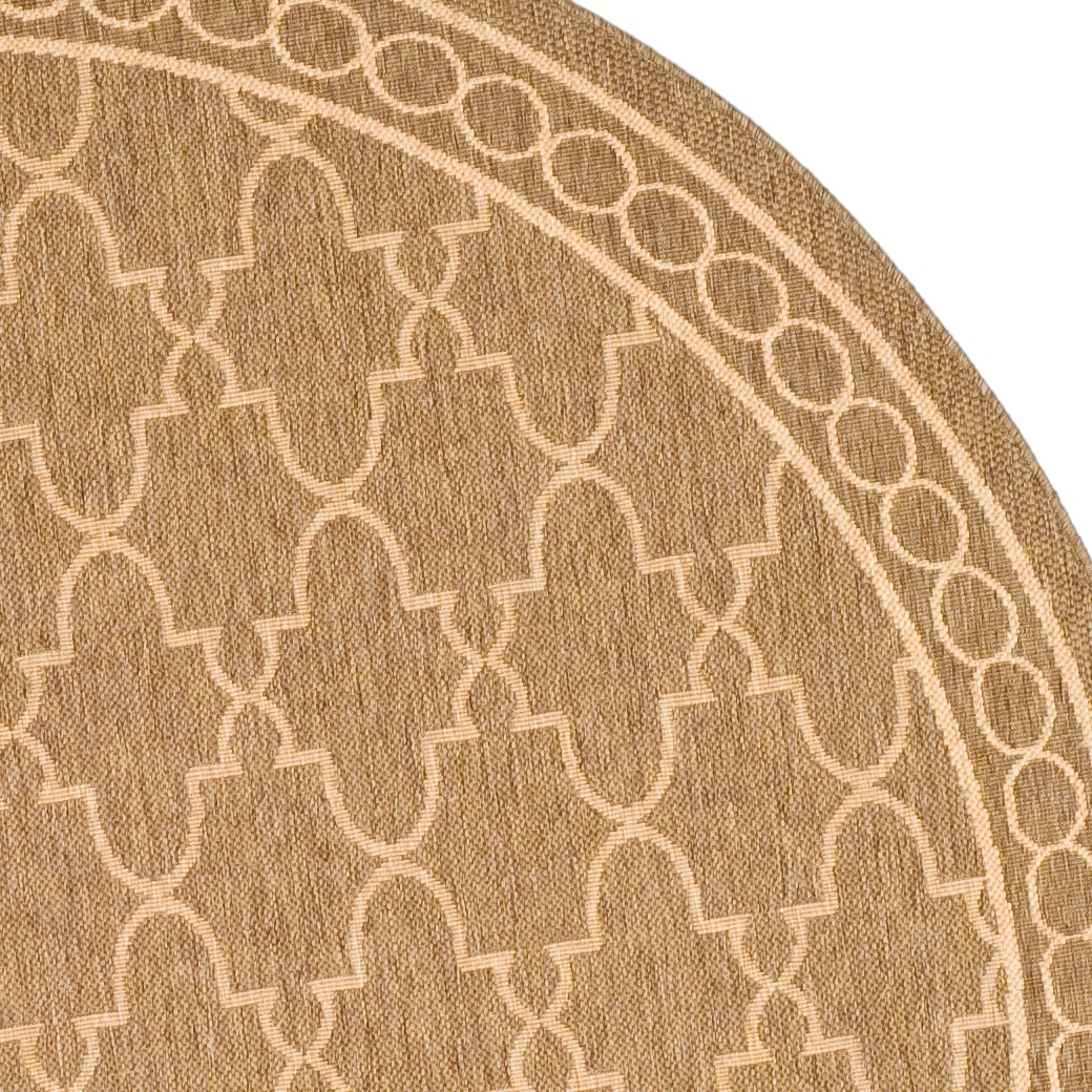 Tapis de jardin imperméable pour intérieur/extérieur SAFAVIEH Courtyard Janell Treillis