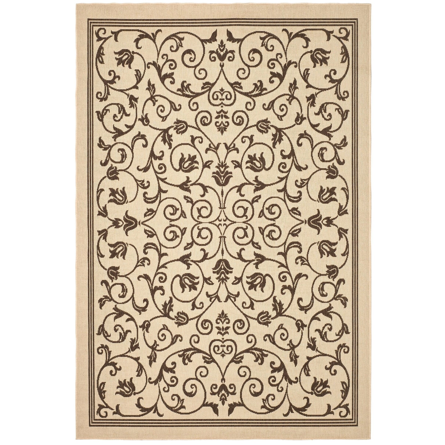 Tapis de jardin imperméable d'intérieur/extérieur SAFAVIEH Courtyard Miljeta
