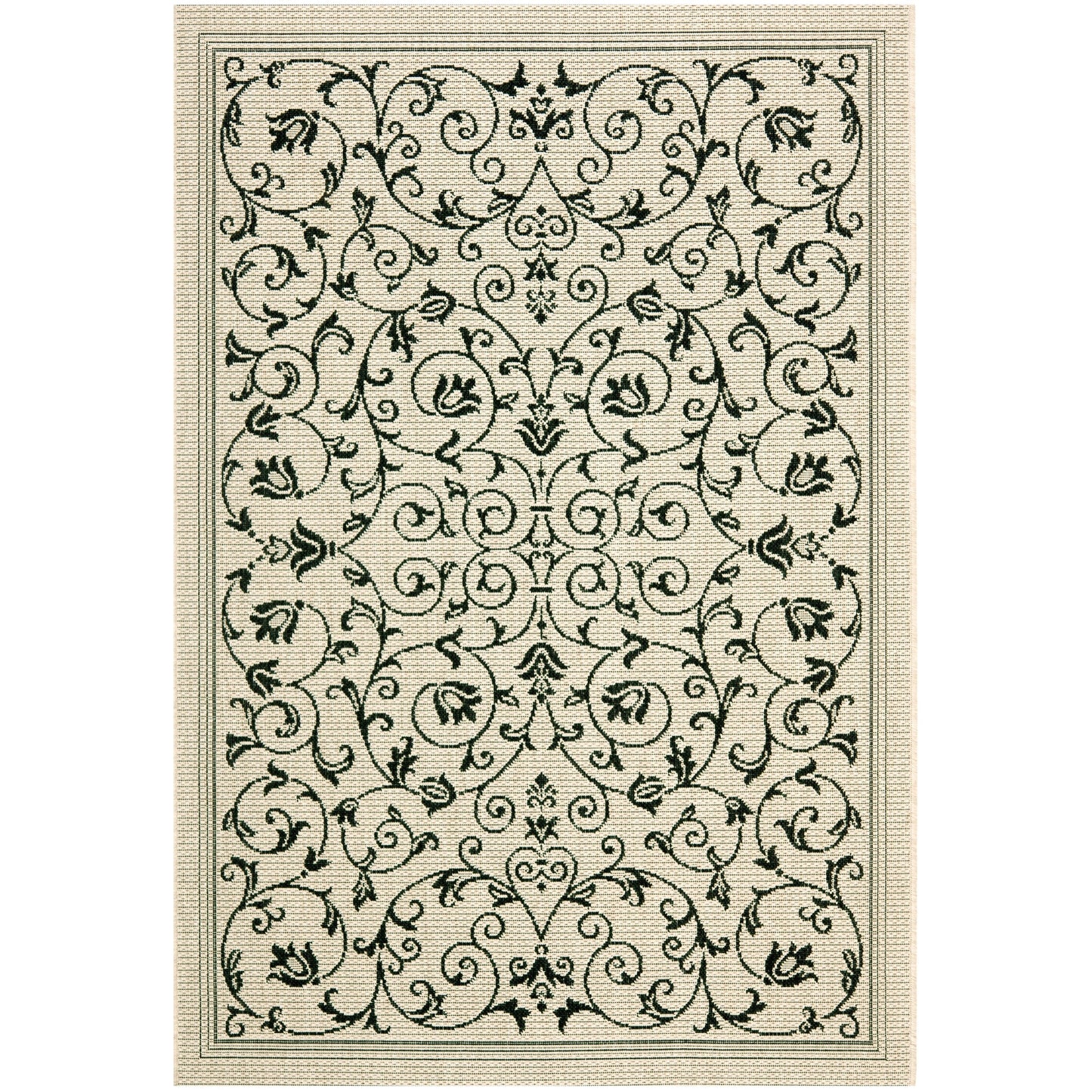 Tapis de jardin imperméable d'intérieur/extérieur SAFAVIEH Courtyard Miljeta