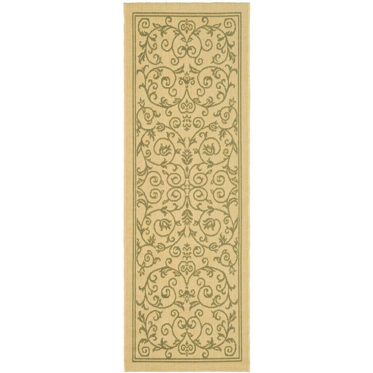 Tapis de jardin imperméable d'intérieur/extérieur SAFAVIEH Courtyard Miljeta