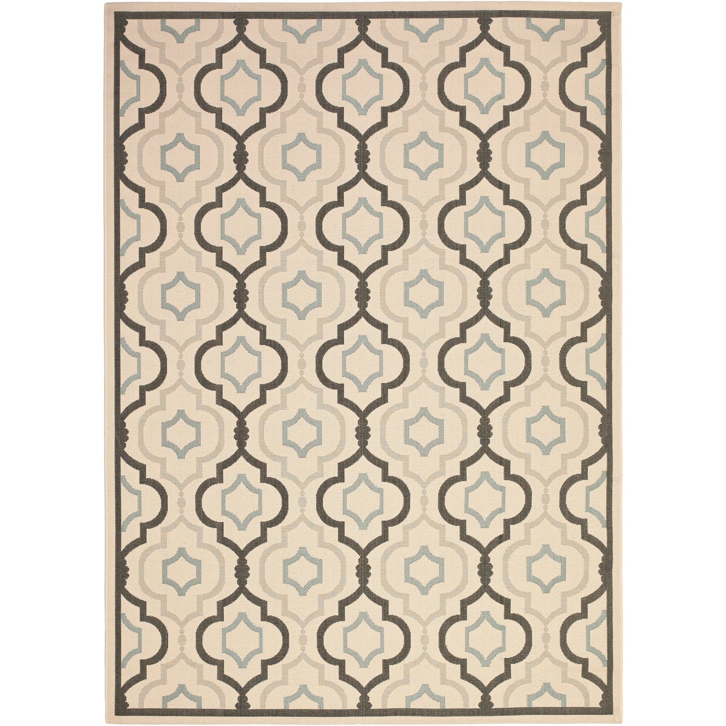 Tapis de jardin imperméable pour intérieur/extérieur SAFAVIEH Courtyard Oyvor