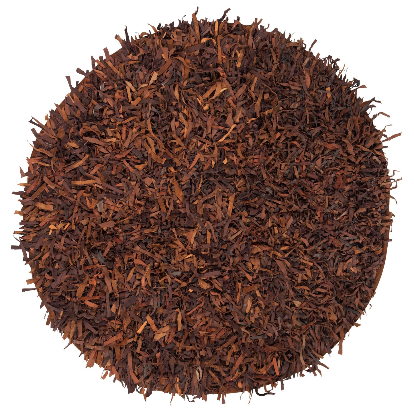 SAFAVIEH Tapis en cuir moderne à poils longs Blayne fait à la main