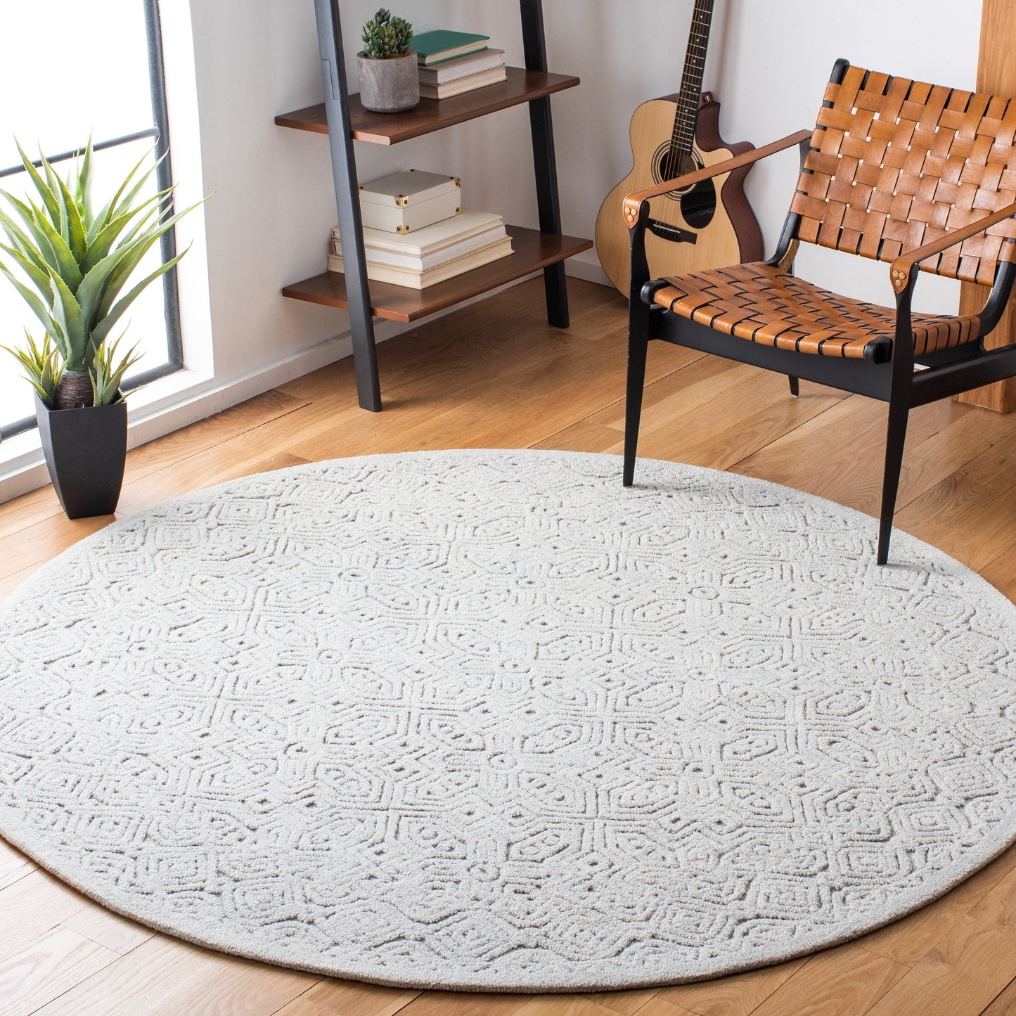 Tapis texturé en laine Tarsha fait main SAFAVIEH