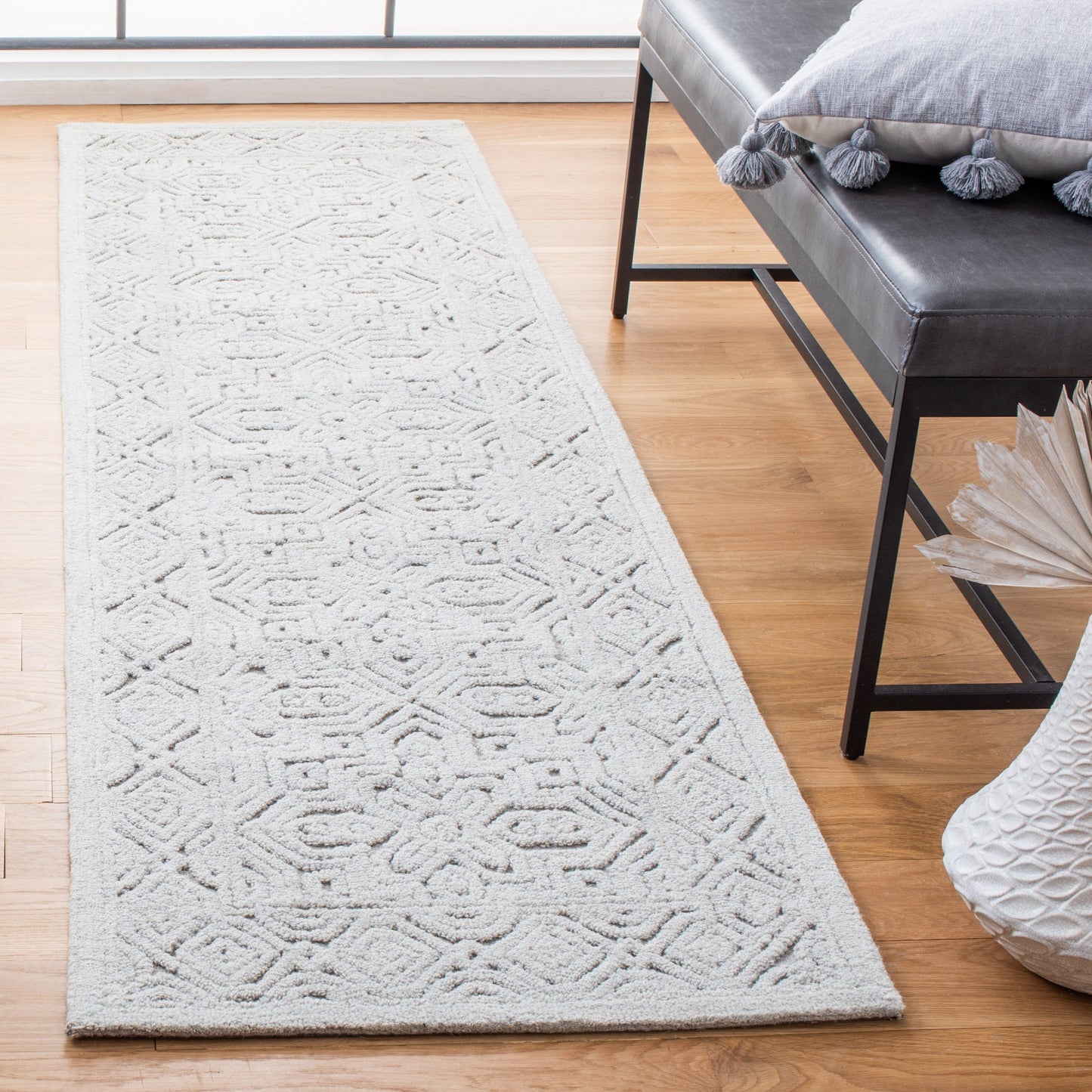 Tapis texturé en laine Tarsha fait main SAFAVIEH