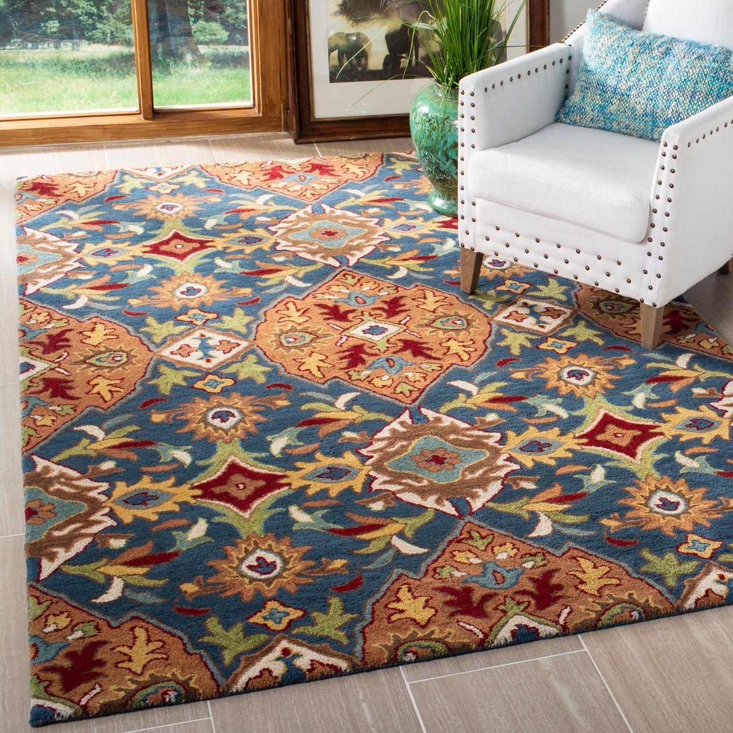 Tapis en laine touffeté à la main SAFAVIEH Heritage Sheena