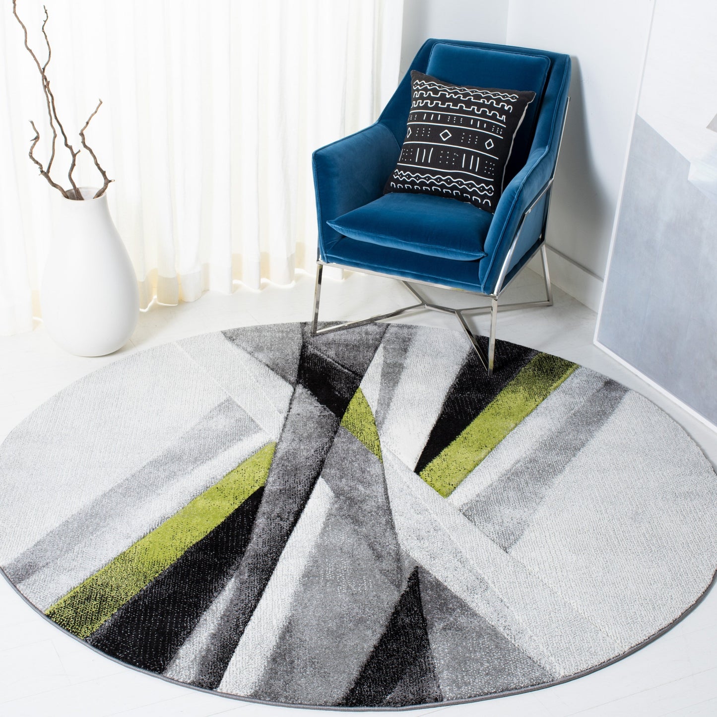 Tapis abstrait moderne du milieu du siècle SAFAVIEH Hollywood Takae